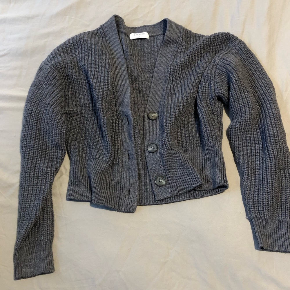 Babaton (Aritzia) - merino wool cropped cardigan
